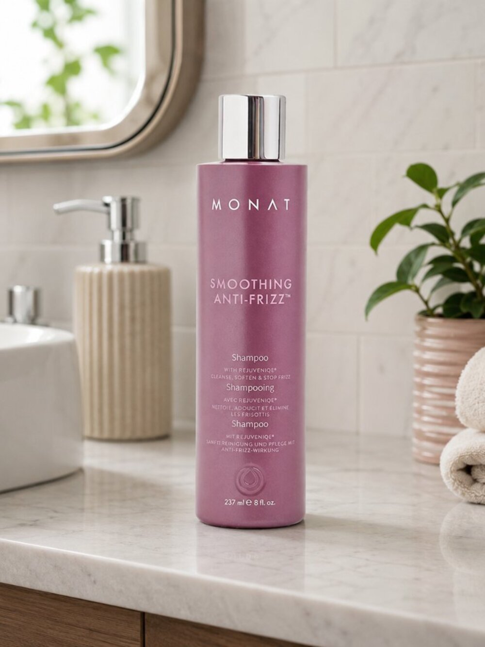 MONAT Smoothing Anti-Frizz Shampoo 237 ml / 8 fl oz new and sealed